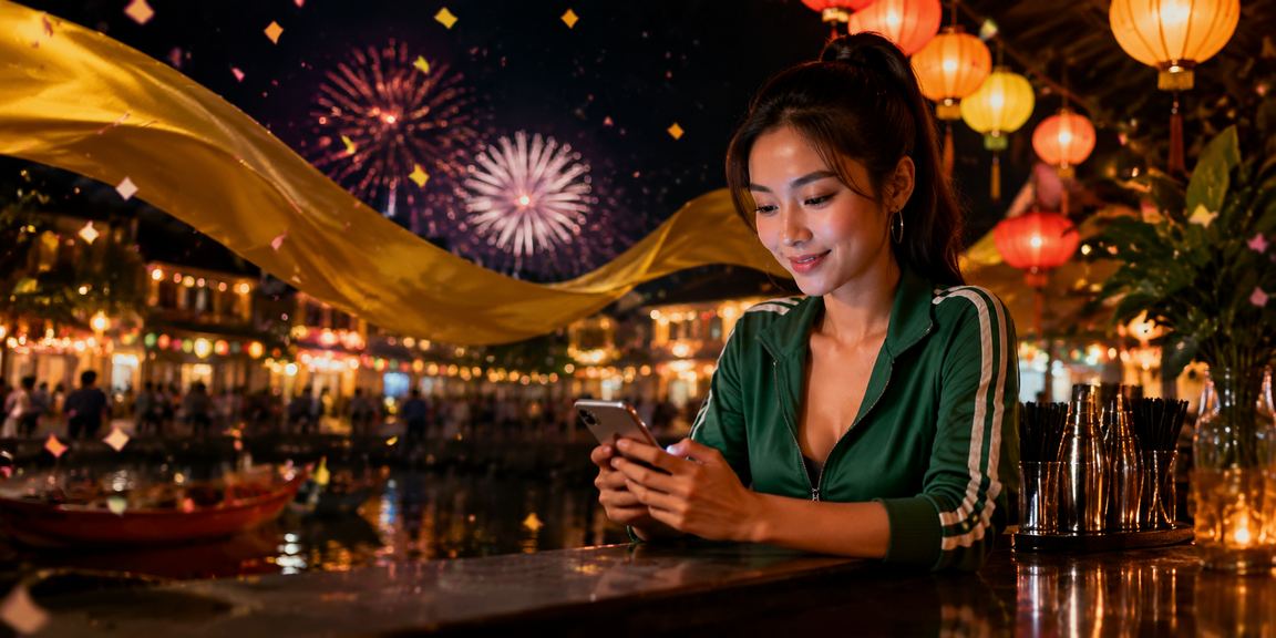 Ánh đèn lồng Hội An phản chiếu không khí thưởng hoàn tiền hấp dẫn sau khi cá cược